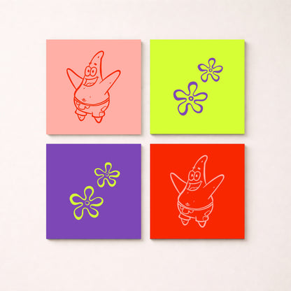 Canvas Printed Felt | Sponge Bob SB1