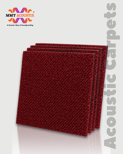 Acoustic Carpet Tiles - Red