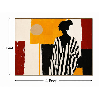 Urban Muse – Designer Canvas Felt Acoustic Wall Panel (4 X 3)