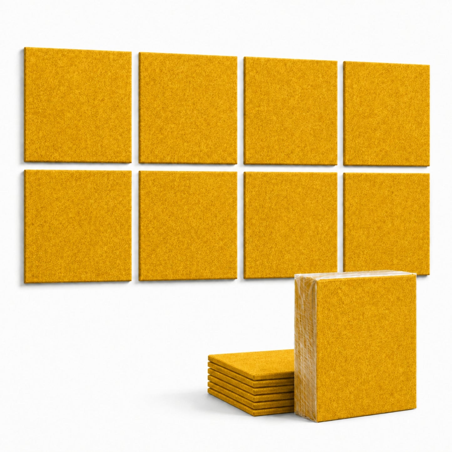 MMT Acoustix Mustard solid PET felt acoustic panel