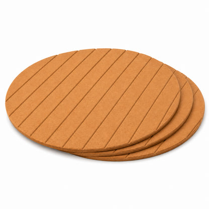 Circle PET Acoustic Panel | 2x2 feet | Camel