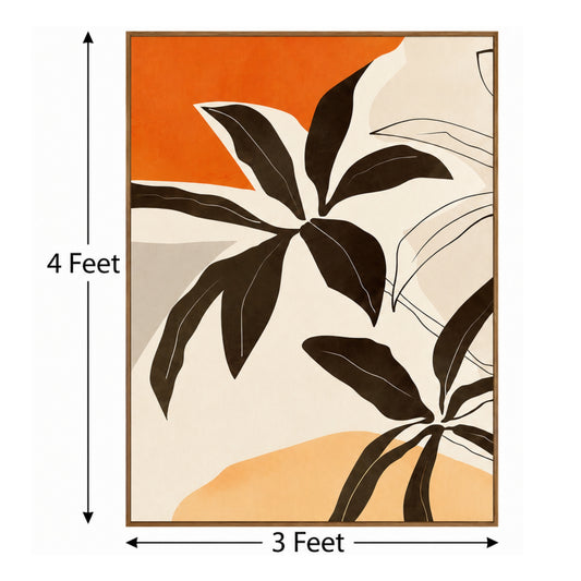 Sunset Palm Silhouette – Printed Canvas Felt Acoustic Panel (4 X 3)