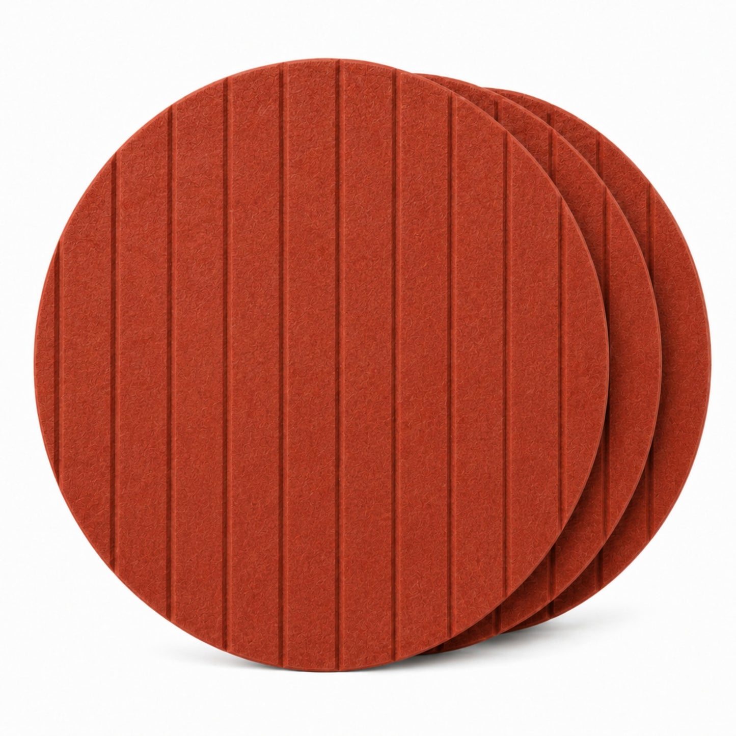 Circle PET Acoustic Panel | 2x2 feet | Rust