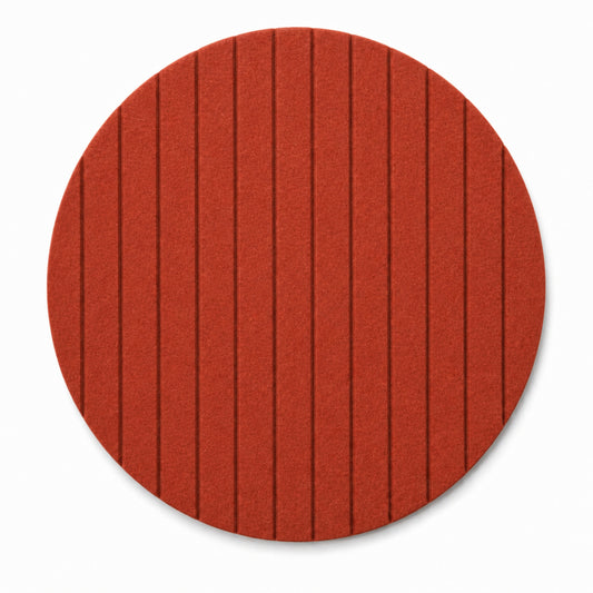 Circle PET Acoustic Panel | 2x2 feet | Rust