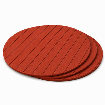 Circle PET Acoustic Panel | 2x2 feet | Rust