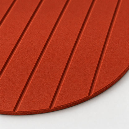 Circle PET Acoustic Panel | 2x2 feet | Rust