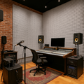 Pyramid  Acoustic Foam Panel 2" | 1 X 1 Feet | Stone White