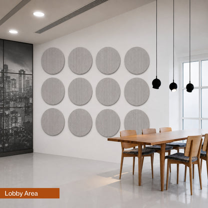 Circle PET Acoustic Panel | 2x2 feet | Pumice