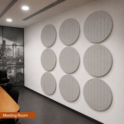 Circle PET Acoustic Panel | 2x2 feet | Pumice