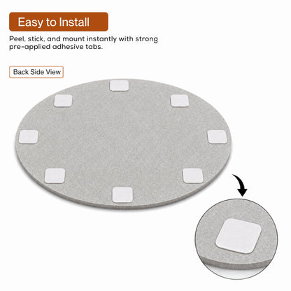 Circle PET Acoustic Panel | 2x2 feet | Pumice