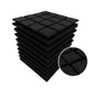 Turbo Acoustic Foam 1x1 ft, Charcoal Black