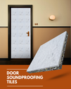 Door Soundproof Tiles | Hair Grey