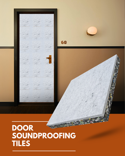 Door Soundproof Tiles | Hair Grey