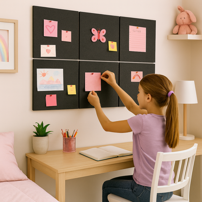 FeltPin Bulletin Board 30x30cm | Ash