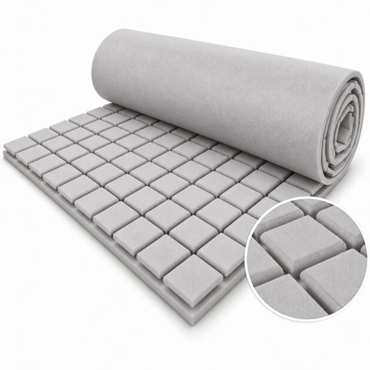Turbo Acoustic Foam 6x3 ft, Stone White