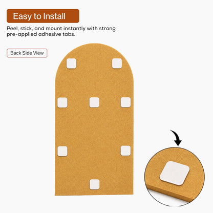 Arch PET Acoustic Panel | 4x2 feet | Camel