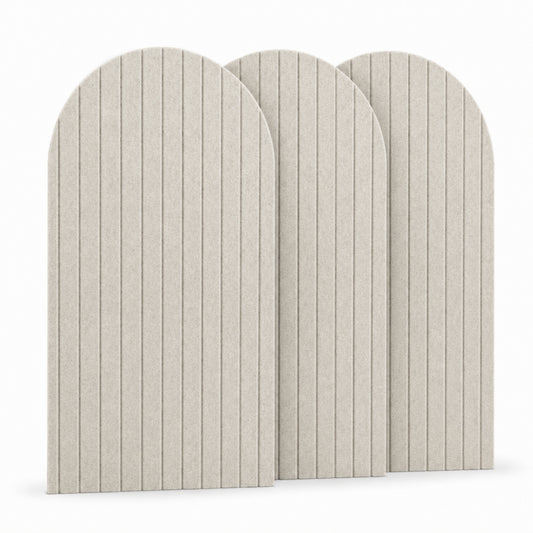 Arch PET Acoustic Panel | 4x2 feet | Pumice