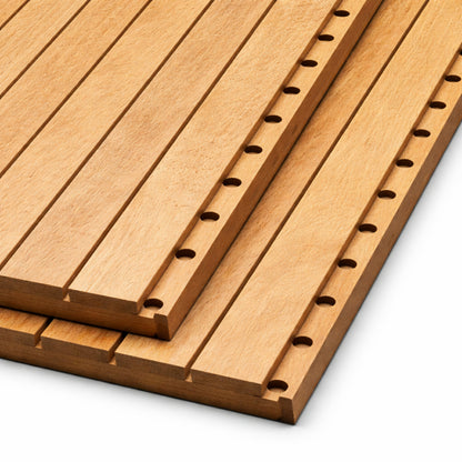 Acoustic Wooden Slats, MDF, 2440x128mm