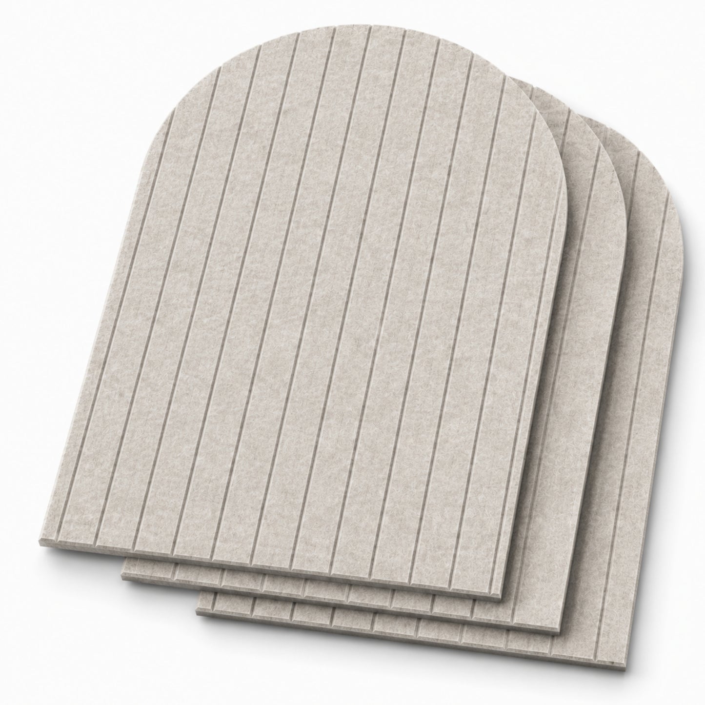 Arch PET Acoustic Panel | 4x2 feet | Pumice