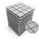 Turbo Acoustic Foam 1x1 ft, Stone White