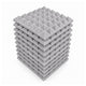 Pyramid Acoustic Foam 2”, 1x1 Ft, Stone White