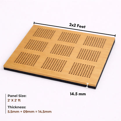 Acoustic Wooden Screens with Felt 2x2 ft - SX2