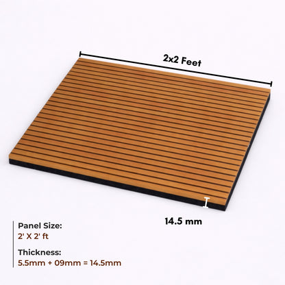 Acoustic Wooden Screens with Felt 2x2 ft - SX3