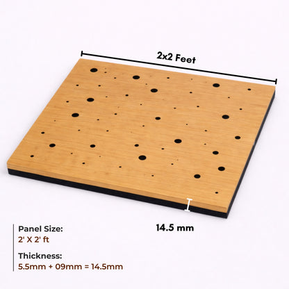 Acoustic Wooden Screens with Felt 2x2 ft - SX5