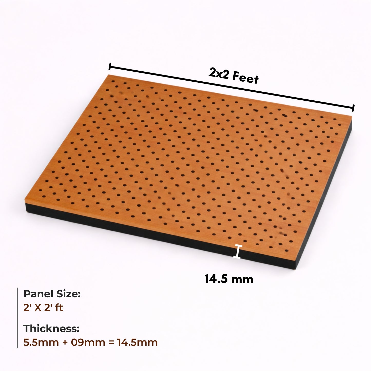 Acoustic Wooden Screens with Felt 2x2 ft - SX10