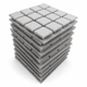 Turbo Acoustic Foam 1x1 ft, Stone White