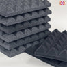 Pyramid Acoustic Foam Panel 2" | 1 x 1 Feet | Pro Charcoal
