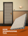 Door Soundproof Tiles | Sand Brown