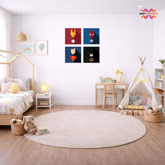 Canvas Printed Felt | Super Hero SH1