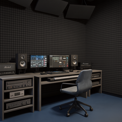 Turbo Acoustic Foam Panel 2" | 1 x 1 Feet | Pro Charcoal