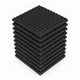 Pyramid Acoustic Foam 1”, 1x1 Ft, Charcoal Black