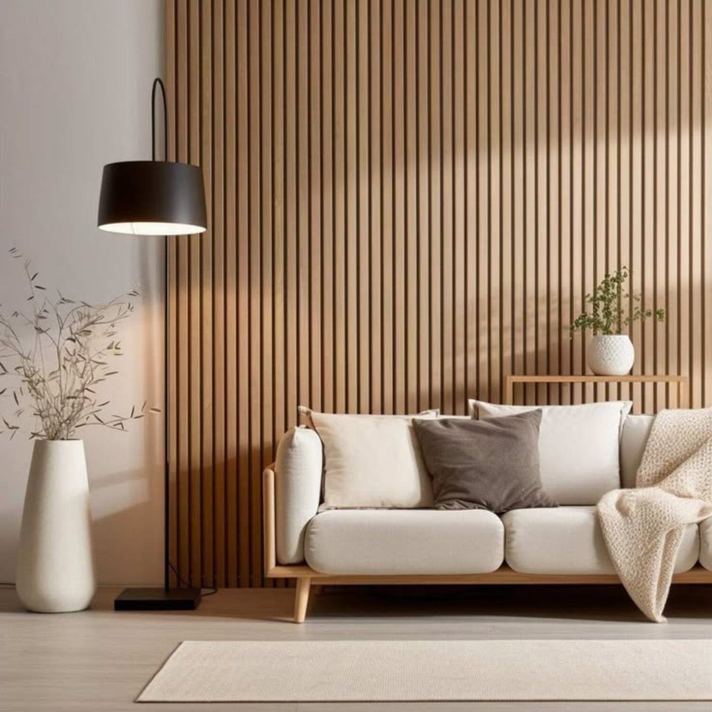 Acoustic Wooden Slats, MDF, 2440x128mm