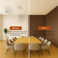 MMT Acoustix® Mirage Felt Acoustic Panels | Luxury Wall Acoustics with Premium Touch & Smooth CNC Grooves | 4x2 ft, 9mm Thick, NRC 0.50 | Soundproofing & Echo Control for Office, Living Room & Studio | Slide, Coorg