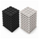 Galaxy Acoustic Foam 1x1 ft, Charcoal Black + Stone White