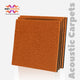 Acoustic Carpet Tiles | 50x50 cm | Orange | 64 Sq Ft
