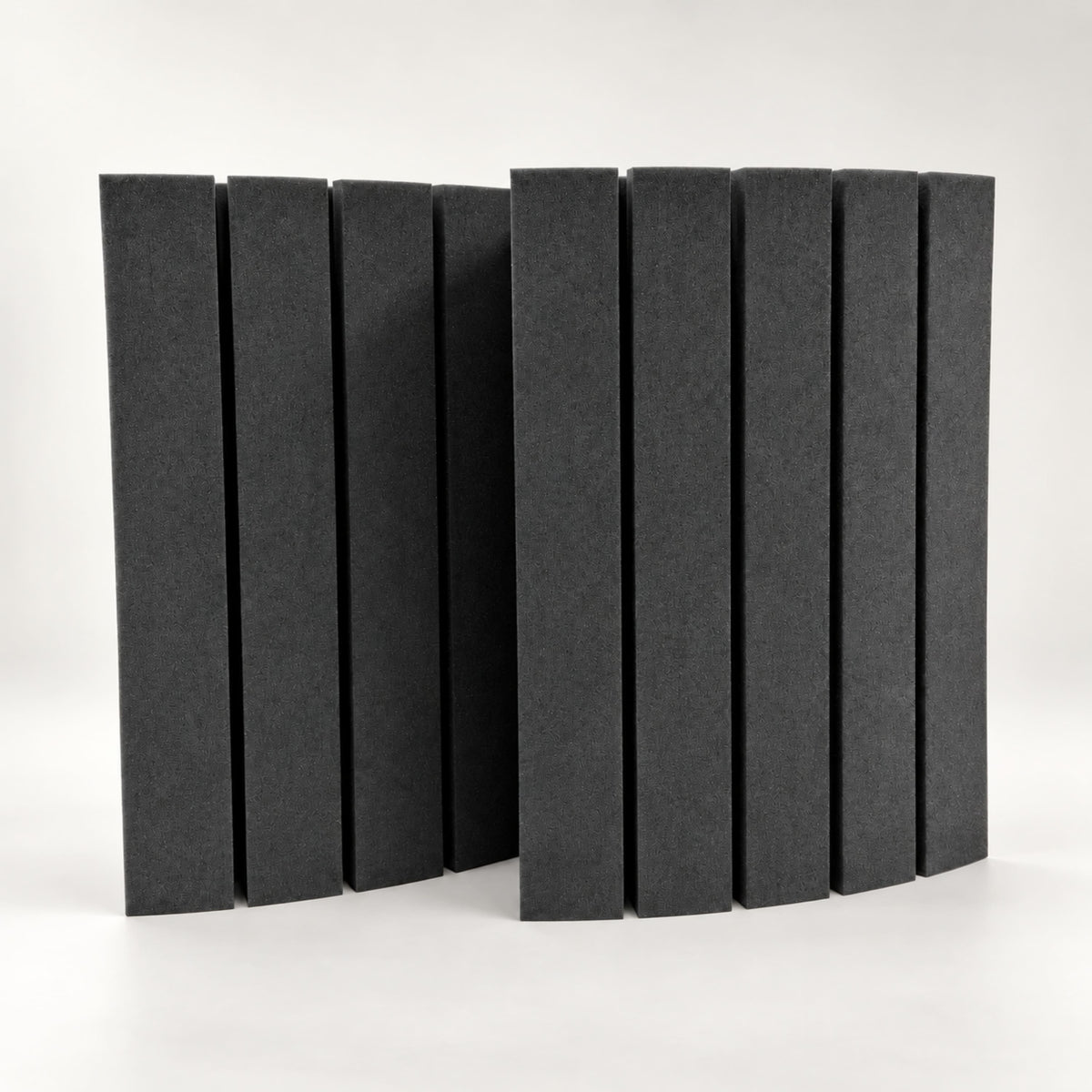 Groove 250 - Acoustic Foam Corner Bass Trap, Charcoal
