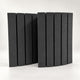Groove 250 - Acoustic Foam Corner Bass Trap, Charcoal