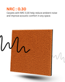 Acoustic Carpet Tiles -Orange