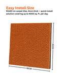 Acoustic Carpet Tiles -  Orange