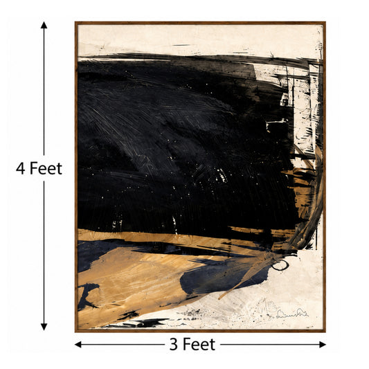 Midnight Expression – Designer Canvas Felt Acoustic Wall Panel (4 X 3)