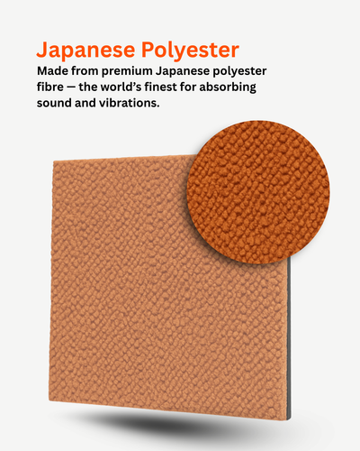 Acoustic Carpet Tiles -  Orange