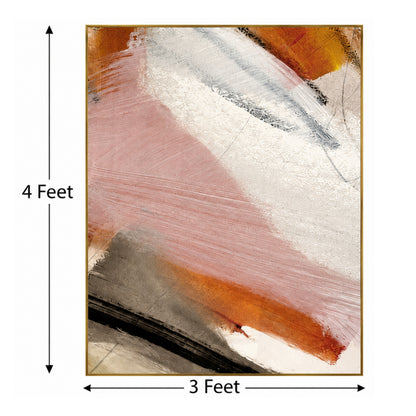 Blush Horizon – Designer Canvas Felt Acoustic Wall Panel (4 X 3)