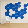 MMT Acoustix® HexaFelt Bevelled Acoustic Panels, Luxury Sound Absorbing Felt Wall Panels for Home, Office & Studios | VOC Free, 30×30 cm, NRC 0.90 | Pack of 8 |Carolina