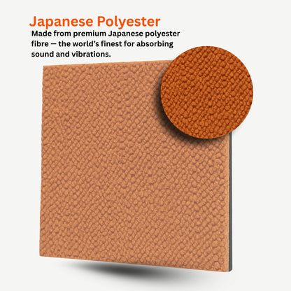 Acoustic Carpet Tiles | 50x50 cm | Orange | 64 Sq Ft