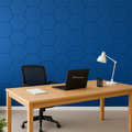 MMT Acoustix® HexaFelt Bevelled Acoustic Panels, Luxury Sound Absorbing Felt Wall Panels for Home, Office & Studios | VOC Free, 30×30 cm, NRC 0.90 | Pack of 8 |  Carolina