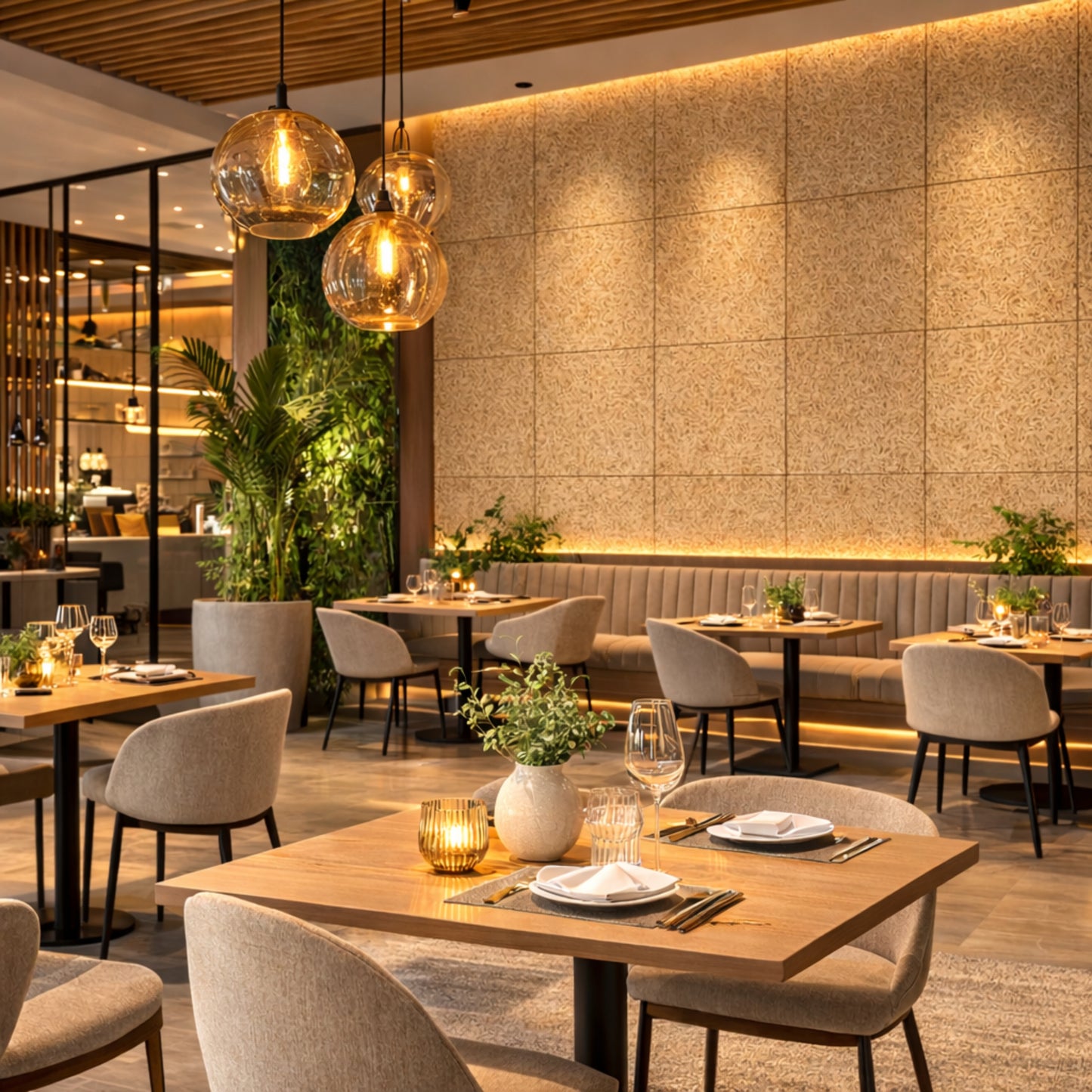 Wood Wool Acoustic Panels - 4x2 Ft, 20mm